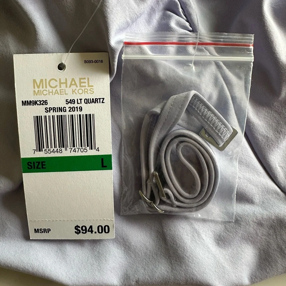 MICHAEL Michael Kors Lavender Swim Top women size‎ medium